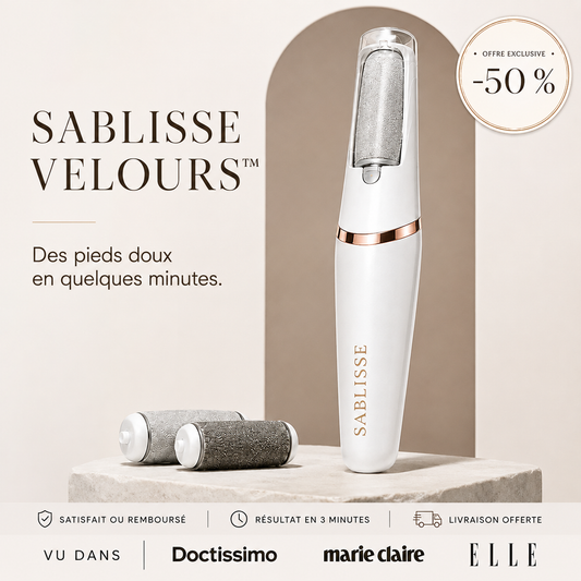 Râpe électrique anti-callosités pour pieds – Sablisse™