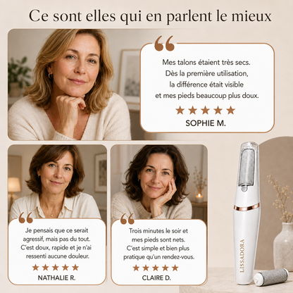 Râpe électrique - Beauté des pieds en 3 minutes